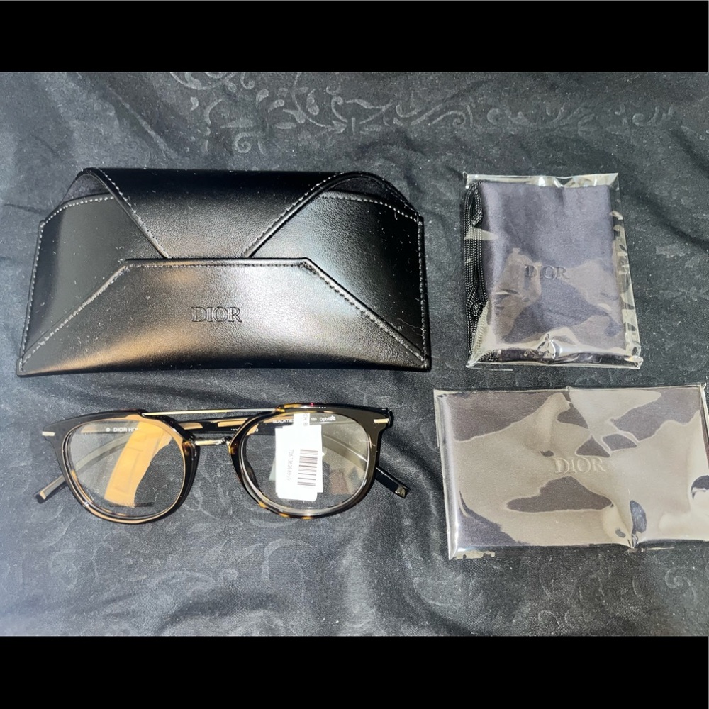 DIOR HOMME - Blacktie 50mm Browbar Frame